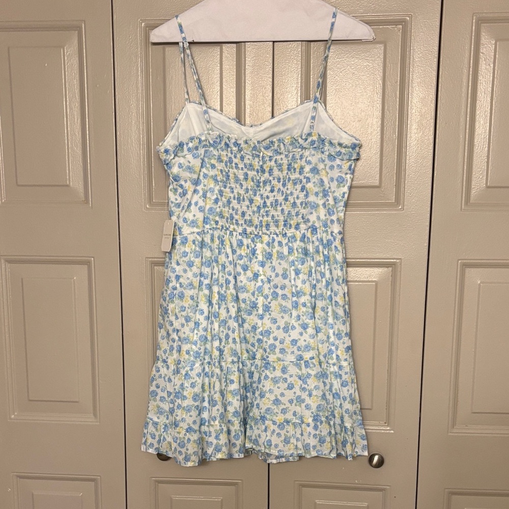 Altar'd State Blue and Yellow Floral Dress - Picture 2 of 3